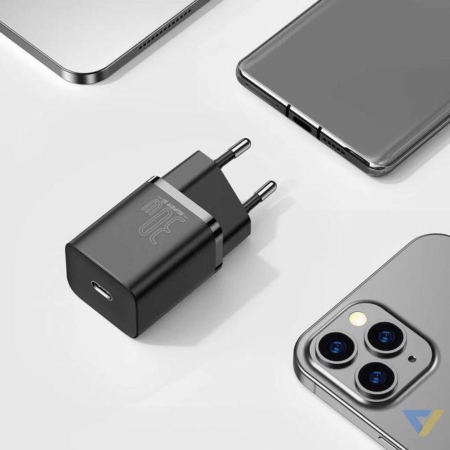 Baseus Super Si Quick Charger 1C 30W (black) mains chargers
