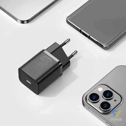 Baseus Super Si Quick Charger 1C 30W (black) mains chargers