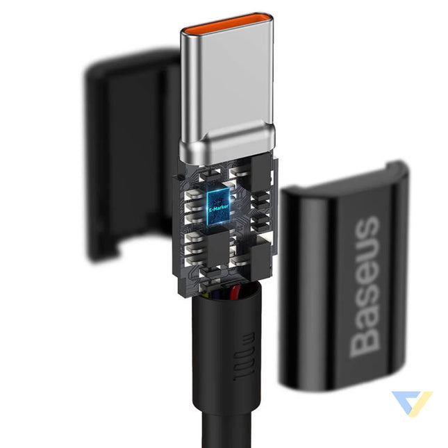 Baseus Superior Series Cable USB C to USB C 100W 1m (black) USB C to USB C