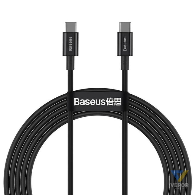Baseus Superior Series Cable USB C to USB C 100W 1m (black) USB C to USB C