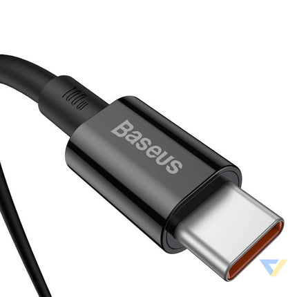 Baseus Superior Series Cable USB C to USB C 100W 1m (black) USB C to USB C