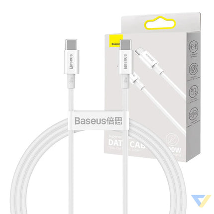 Baseus Superior Series Cable USB C to USB C 100W 1m (white) USB C to USB C