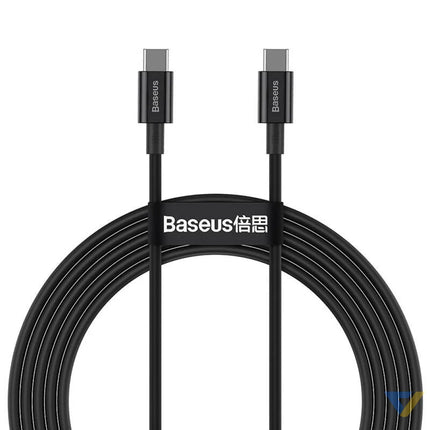 Baseus Superior Series Cable USB C to USB C 100W 2m (black) USB C to USB C
