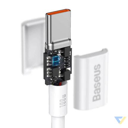Baseus Superior Series Cable USB C to USB C 100W 2m (white) USB C to USB C