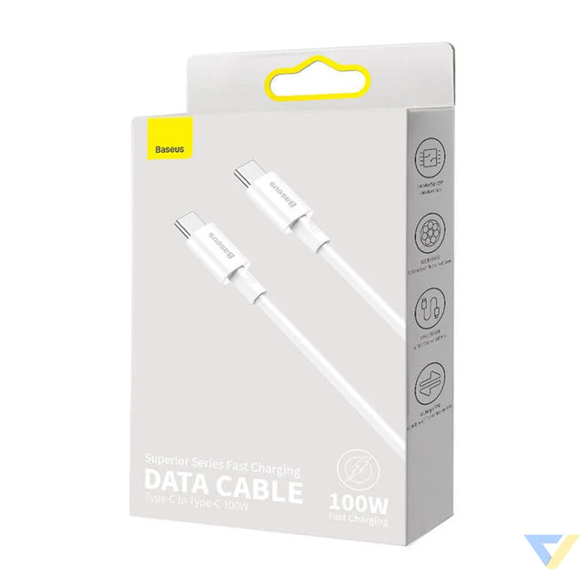 Baseus Superior Series Cable USB C to USB C 100W 2m (white) USB C to USB C