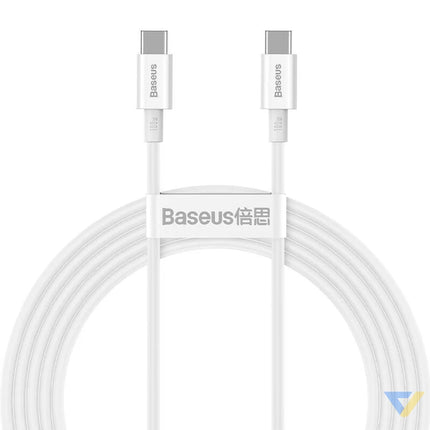 Baseus Superior Series Cable USB C to USB C 100W 2m (white) USB C to USB C
