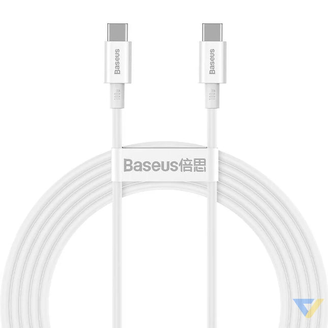 Baseus Superior Series Cable USB C to USB C 100W 2m (white) USB C to USB C