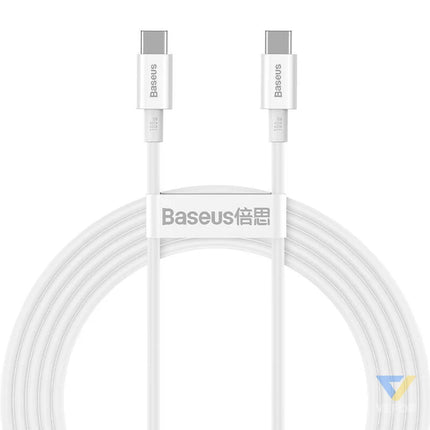 Baseus Superior Series Cable USB C to USB C 100W 2m (white) USB C to USB C