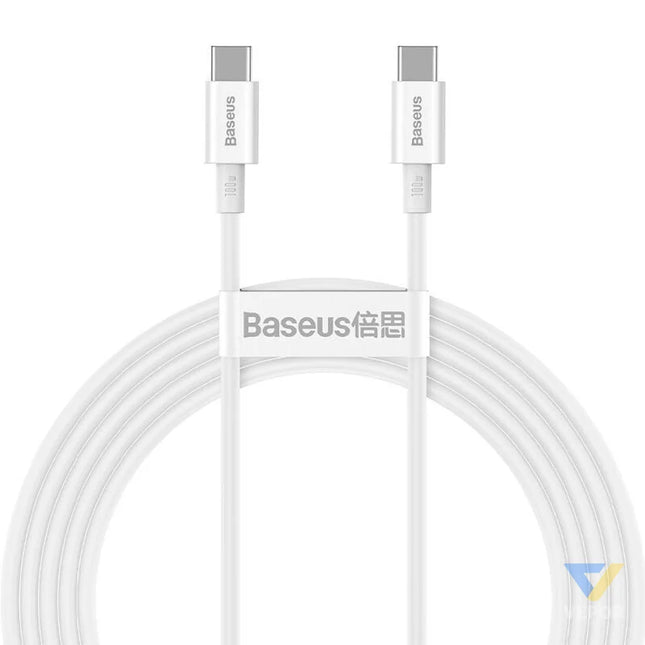 Baseus Superior Series Cable USB C to USB C 100W 2m (white) USB C to USB C