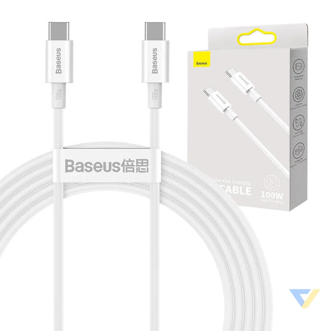 Baseus Superior Series Cable USB C to USB C 100W 2m (white) USB C to USB C