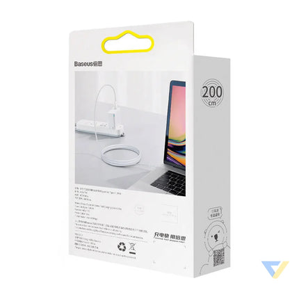 Baseus Superior Series Cable USB C to USB C 100W 2m (white) USB C to USB C