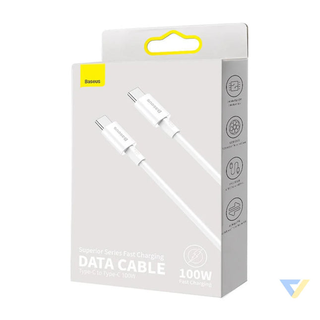 Baseus Superior Series Cable USB C to USB C 100W 2m (white) USB C to USB C