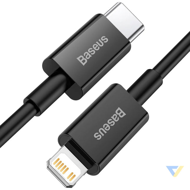 Baseus Superior Series Cable USB C to iP 20W PD 1m (black) USB C to Lightning