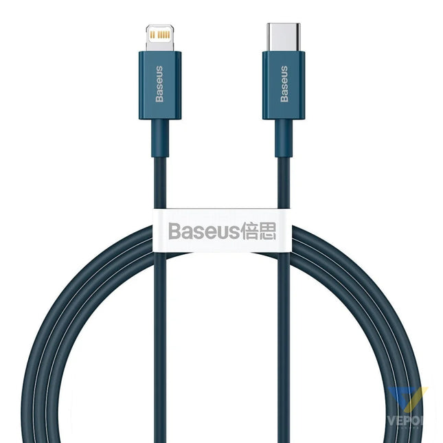 Baseus Superior Series Cable USB C to iP 20W PD 1m (blue) USB C to Lightning