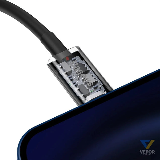 Baseus Superior Series Cable USB C to iP 20W PD 2m (black) USB C to Lightning