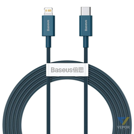 Baseus Superior Series Cable USB C to iP 20W PD 2m (blue) USB C to Lightning