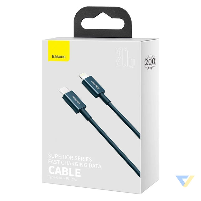 Baseus Superior Series Cable USB C to iP 20W PD 2m (blue) USB C to Lightning