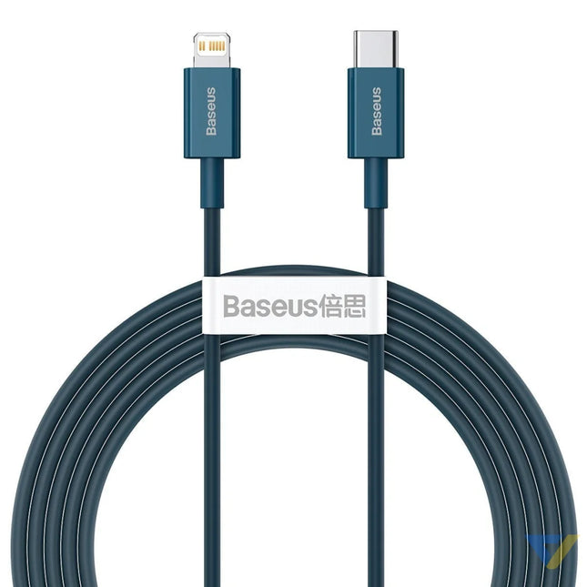 Baseus Superior Series Cable USB C to iP 20W PD 2m (blue) USB C to Lightning