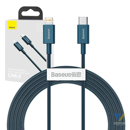 Baseus Superior Series Cable USB C to iP 20W PD 2m (blue) USB C to Lightning