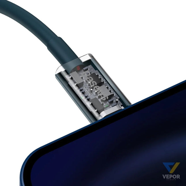 Baseus Superior Series Cable USB C to iP 20W PD 2m (blue) USB C to Lightning