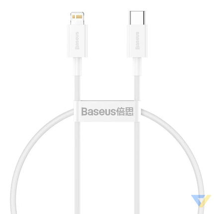 Baseus Superior Series Cable USB C to Lightning 20W PD 0,25m (white) USB C to Lightning