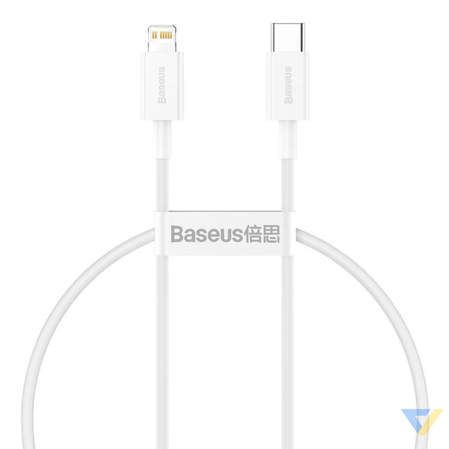 Baseus Superior Series Cable USB C to Lightning 20W PD 0,25m (white) USB C to Lightning