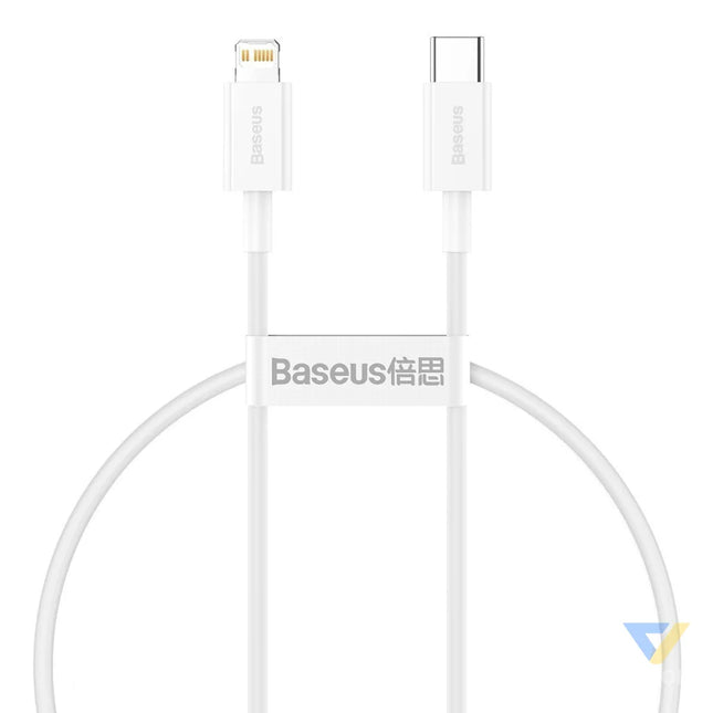 Baseus Superior Series Cable USB C to Lightning 20W PD 0,25m (white) USB C to Lightning