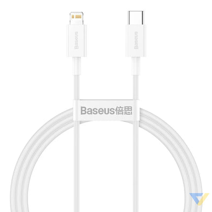 Baseus Superior Series Cable USB C to Lightning 20W PD 1m (white) USB C to Lightning