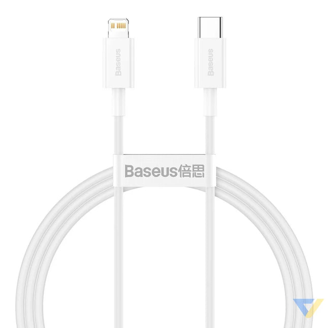 Baseus Superior Series Cable USB C to Lightning 20W PD 1m (white) USB C to Lightning