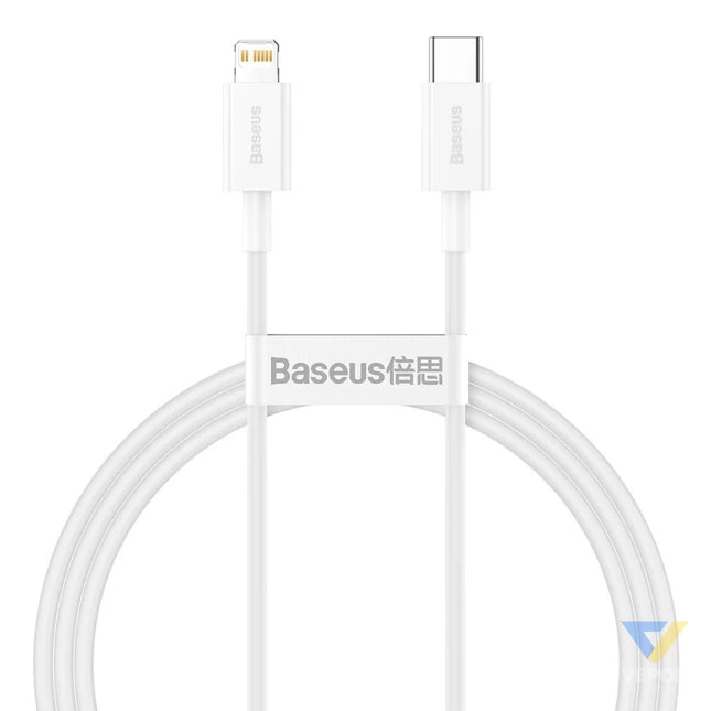 Baseus Superior Series Cable USB C to Lightning 20W PD 1m (white) USB C to Lightning