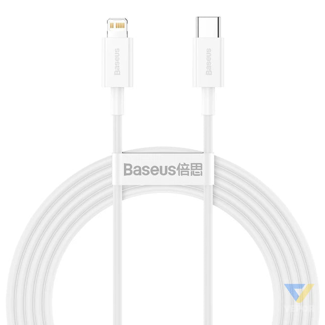 Baseus Superior Series Cable USB C to Lightning 20W PD 2m (white) USB C to Lightning