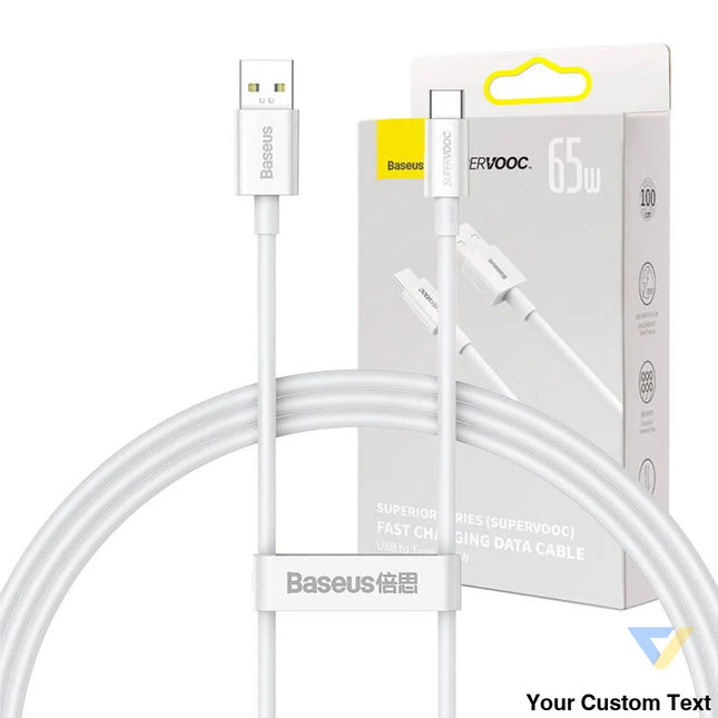Baseus Superior Series Cable USB to USB C 65W PD 1m (white) USB to USB C