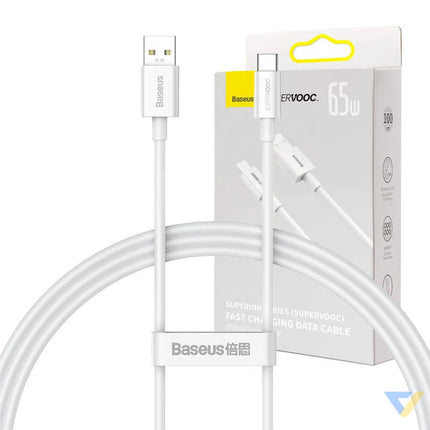 Baseus Superior Series Cable USB to USB C 65W PD 1m (white) USB to USB C