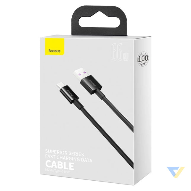 Baseus Superior Series Cable USB to USB C 66W 1m (black) USB to USB C