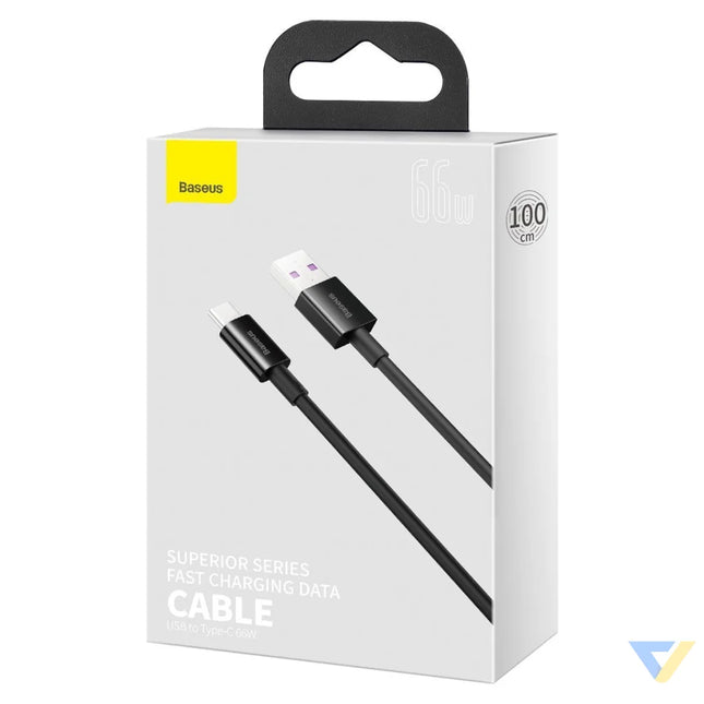 Baseus Superior Series Cable USB to USB C 66W 1m (black) USB to USB C