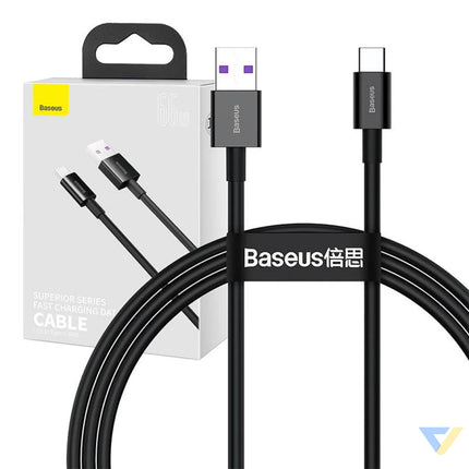 Baseus Superior Series Cable USB to USB C 66W 1m (black) USB to USB C