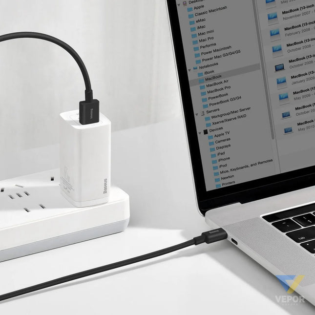Baseus Superior Series Cable USB to USB C 66W 1m (black) USB to USB C