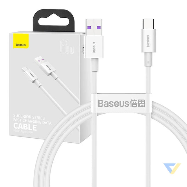 Baseus Superior Series Cable USB to USB C 66W 1m (white) USB to USB C