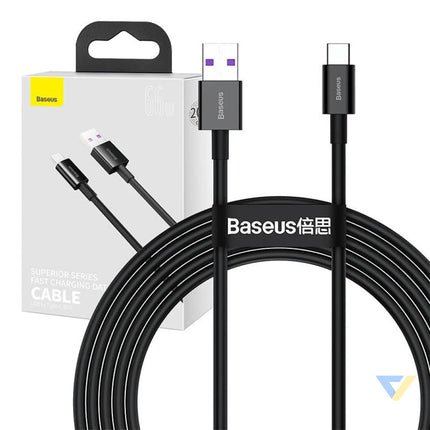 Baseus Superior Series Cable USB to USB C 66W 2m (black) USB to USB C