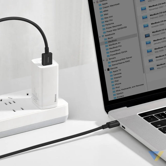 Baseus Superior Series Cable USB to USB C 66W 2m (black) USB to USB C