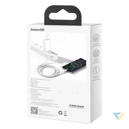 Baseus Superior Series Cable USB to USB C 66W 2m (white) USB to USB C