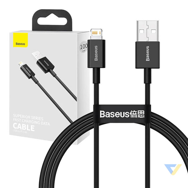 Baseus Superior Series Cable USB to iP 2.4A 1m (black) USB to Lightning