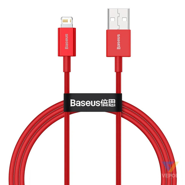 Baseus Superior Series Cable USB to iP 2.4A 1m (red) USB to Lightning