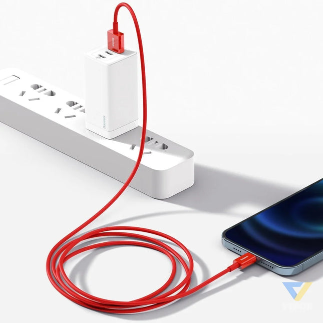 Baseus Superior Series Cable USB to iP 2.4A 1m (red) USB to Lightning