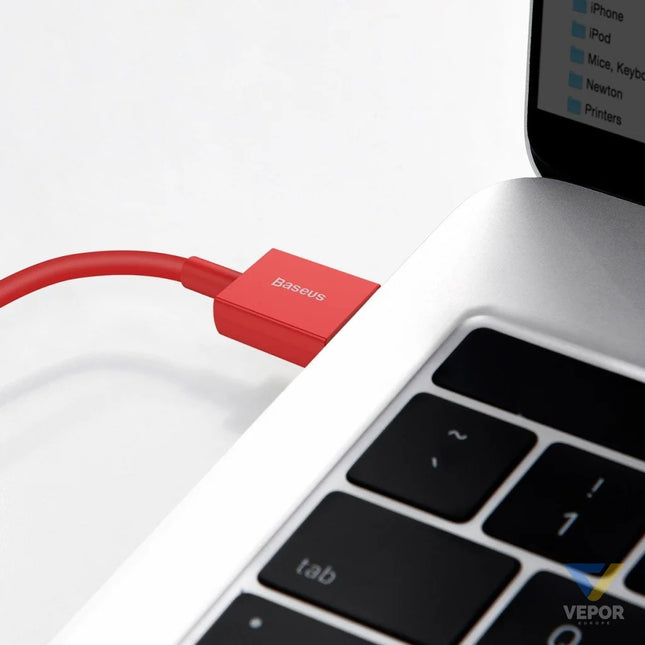Baseus Superior Series Cable USB to iP 2.4A 1m (red) USB to Lightning