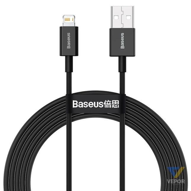 Baseus Superior Series Cable USB to iP 2.4A 2m (black) USB to Lightning