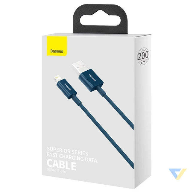 Baseus Superior Series Cable USB to iP 2.4A 2m (blue) USB to Lightning