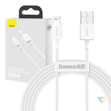Baseus Superior Series Cable USB to iP 2.4A 2m (white) USB to Lightning
