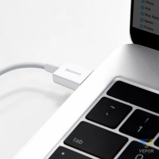 Baseus Superior Series Cable USB to Lightning 2.4A 0,25m (white) USB to Lightning