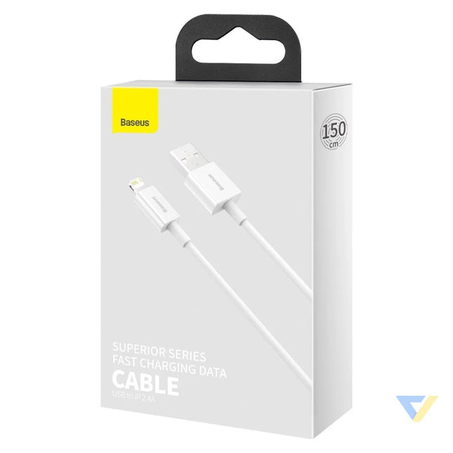 Baseus Superior Series Cable USB to Lightning 2.4A 1,5m (white) USB to Lightning